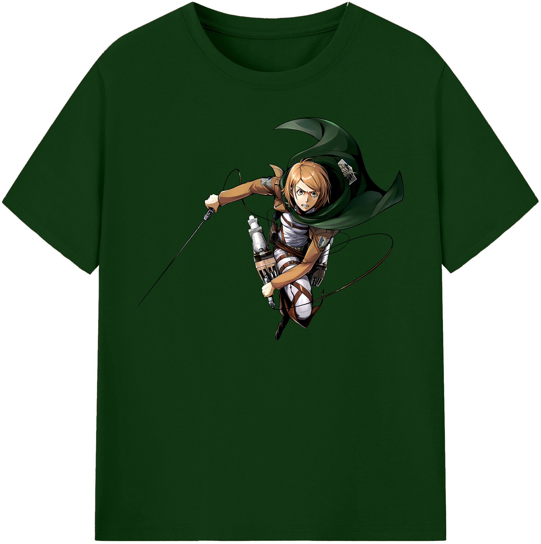 （画像用） 進撃の巨人 ペトラ·ラル Attack on Titan Petra Rall 綿100％半袖Tシャツ（フロントプリント）